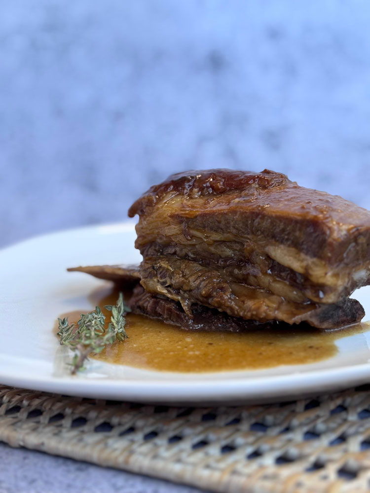 Costillar de ternera asado en su jugo - Imagen 2