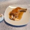 pollo al ajillo ecológico